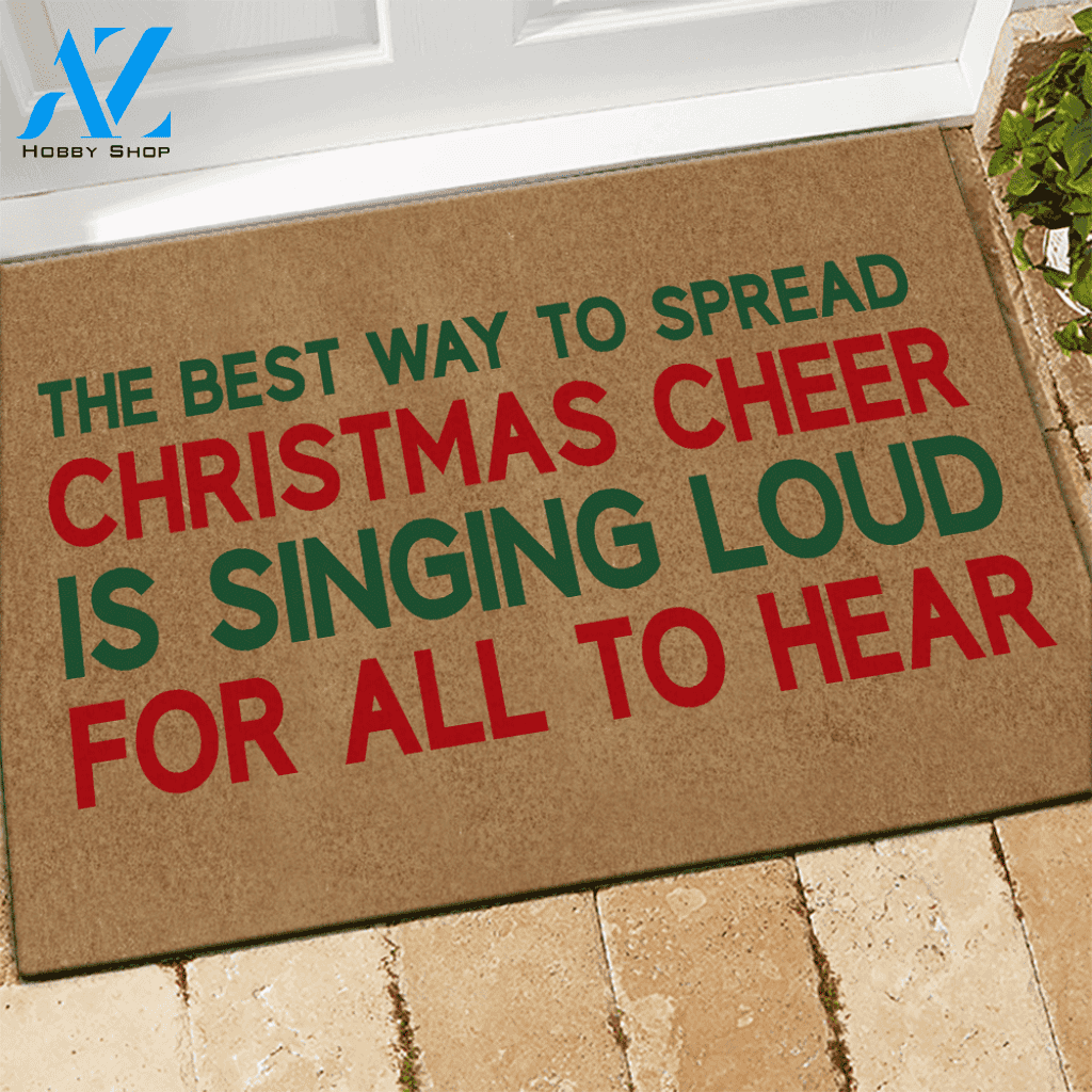 Elf Doormat The Best Way to Spread | Welcome Mat | House Warming Gift