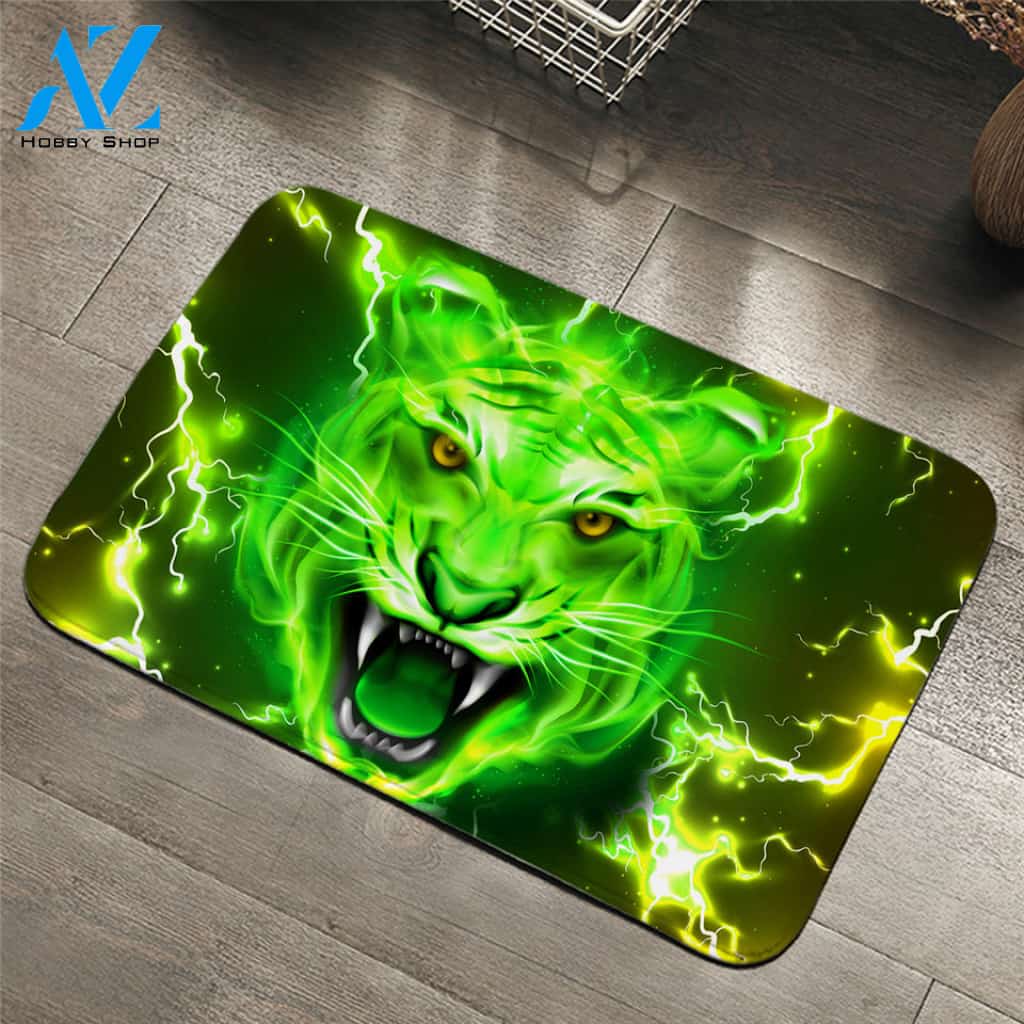 Energized Tiger Door Mat