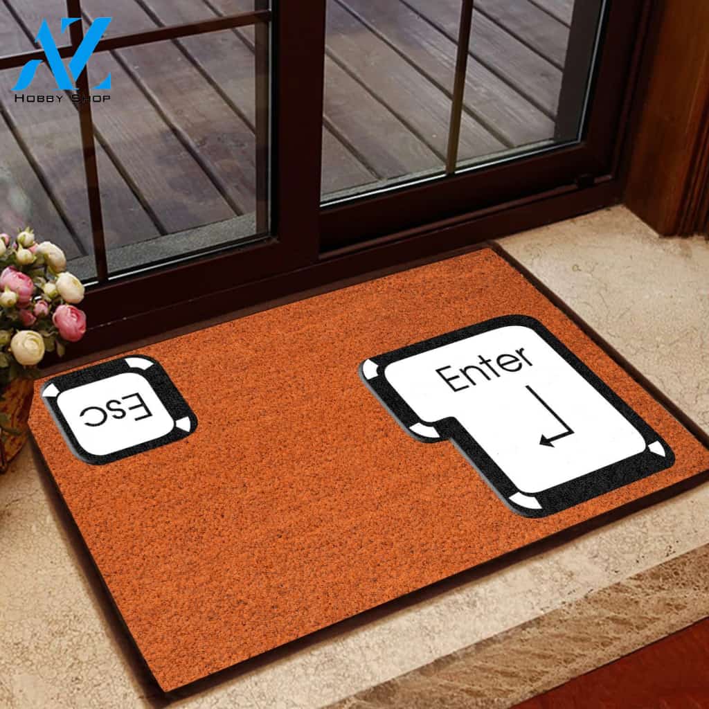 Enter And Escape Doormat Welcome Mat House Warming Gift Home Decor Funny Doormat Gift Idea