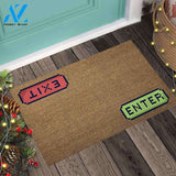 Enter Exit - Video Game Coir Pattern Print Doormat