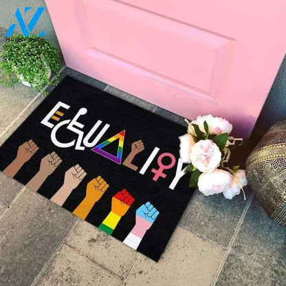 Equality Doormat - Outdoor Indoor Doormat - Equal Rights Doormat