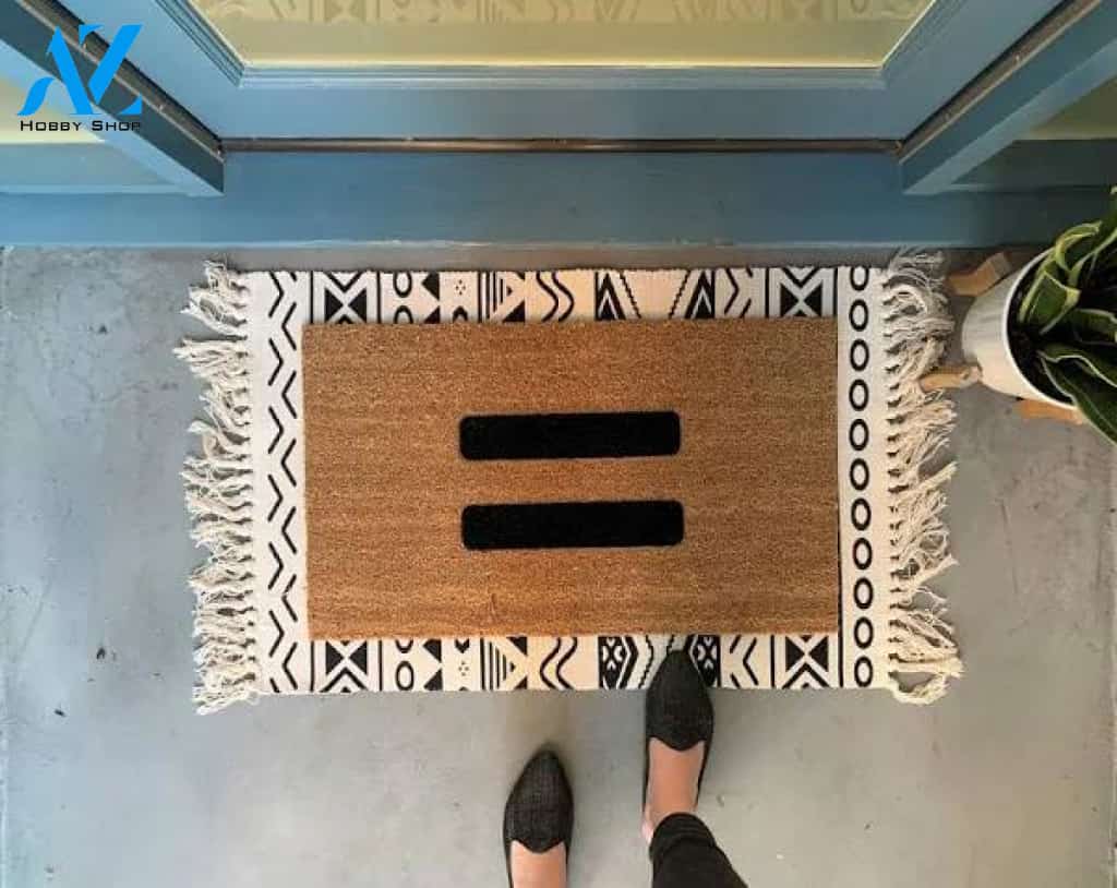 Equality Symbol Outdoor Door Mat
