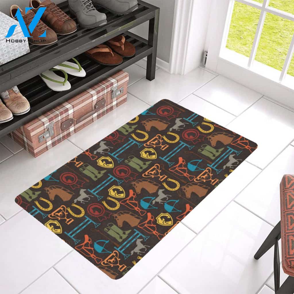 Equestrian Equipment Horse Colorful Rubber Doormat