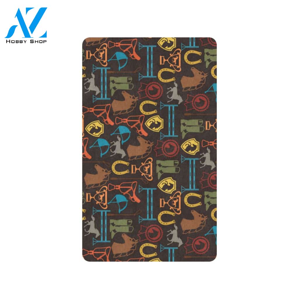 Equestrian Equipment Horse Colorful Rubber Doormat