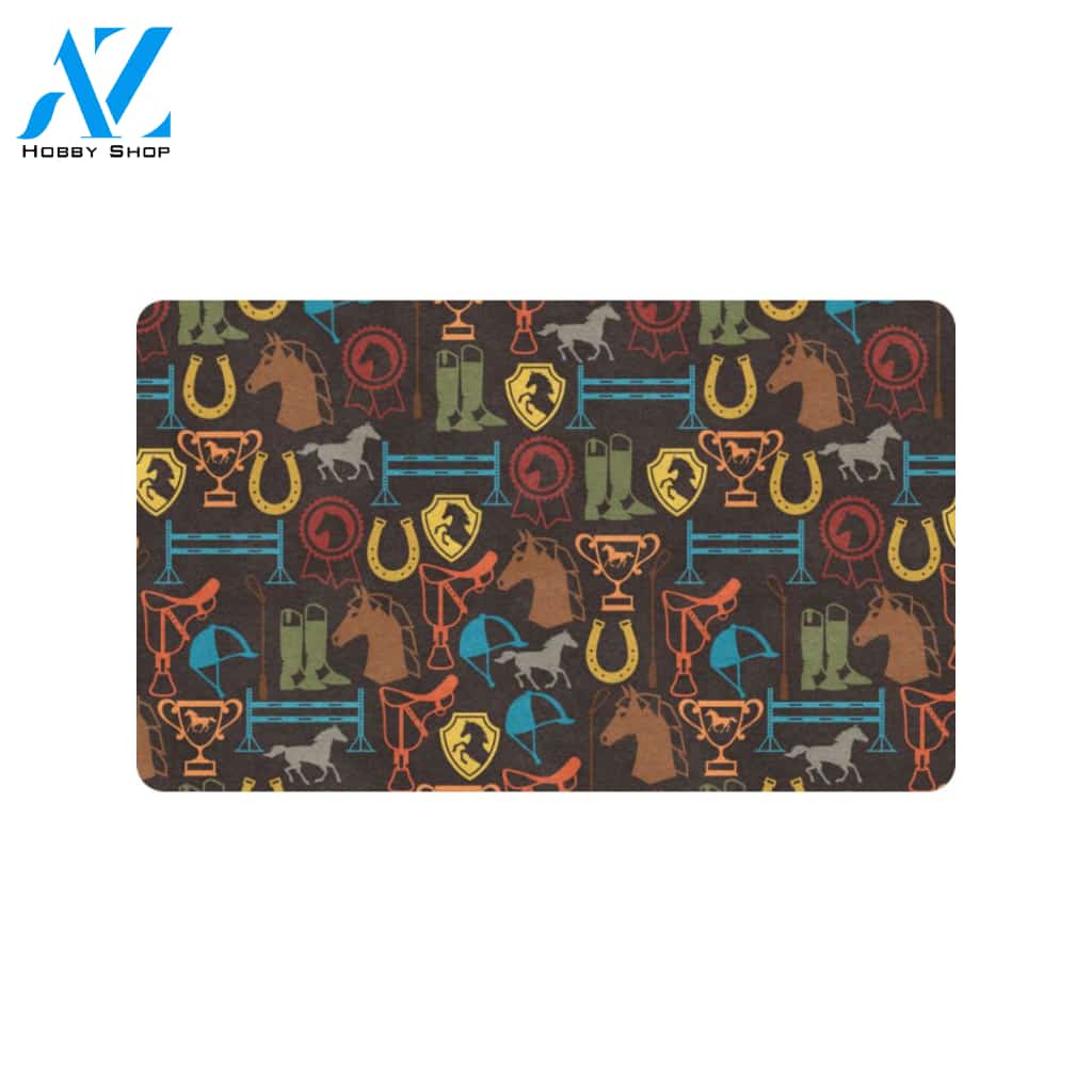 Equestrian Equipment Horse Colorful Rubber Doormat