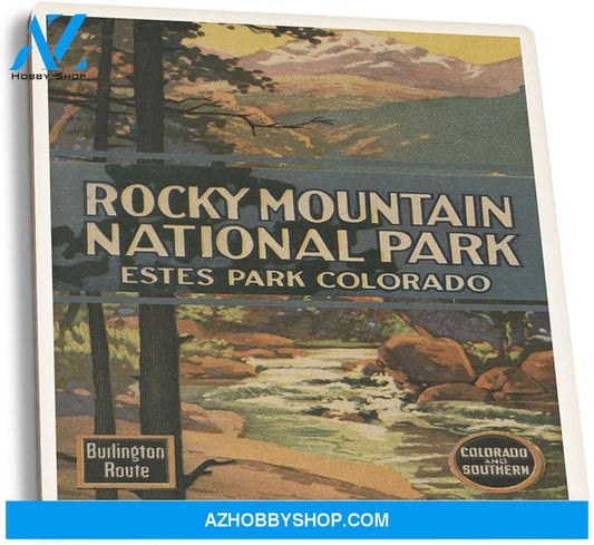 Estes Park Colorado - Rocky Mt. National Park Brochure - Vintage Poster