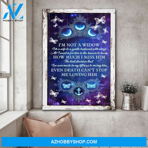 Even death can't stop me loving him - Heaven Portrait Canvas Prints - Wall Art