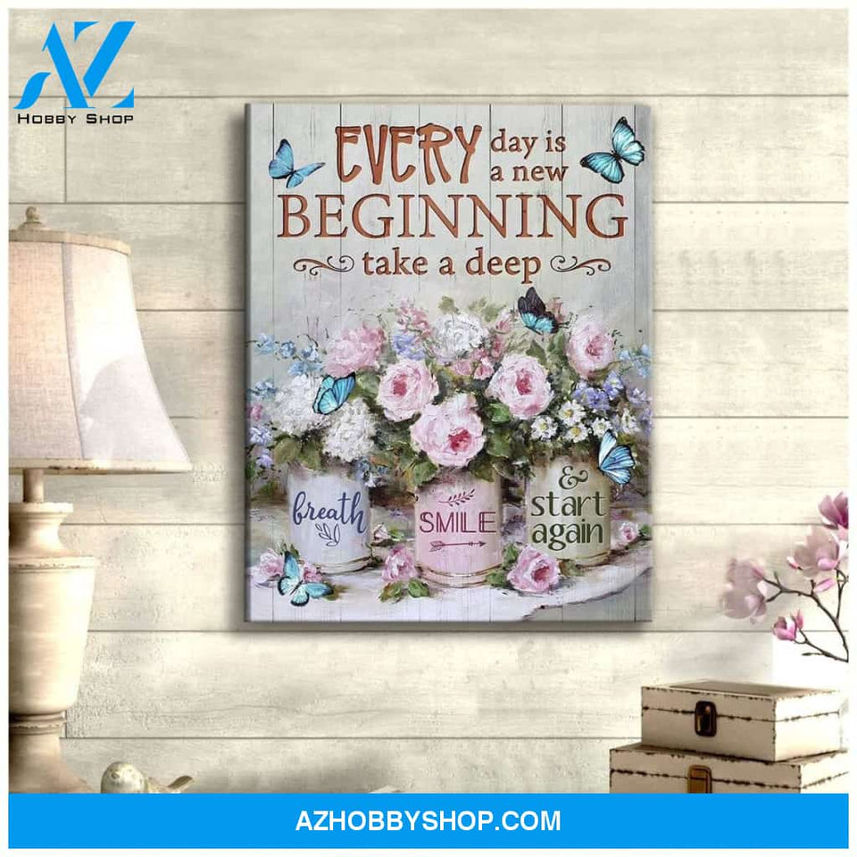 Every Day Butterfly Wall Art Canvas