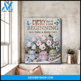 Zalooo Every Day Butterfly Wall Art Canvas