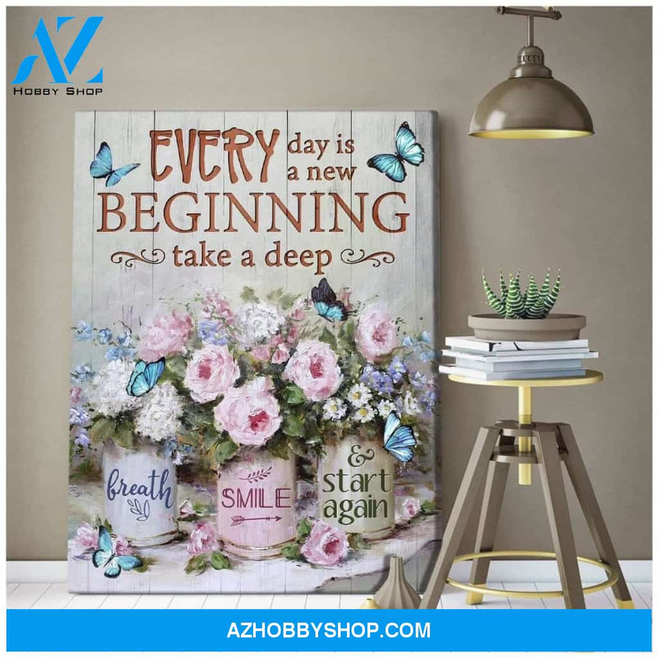 Every Day Butterfly Wall Art Canvas