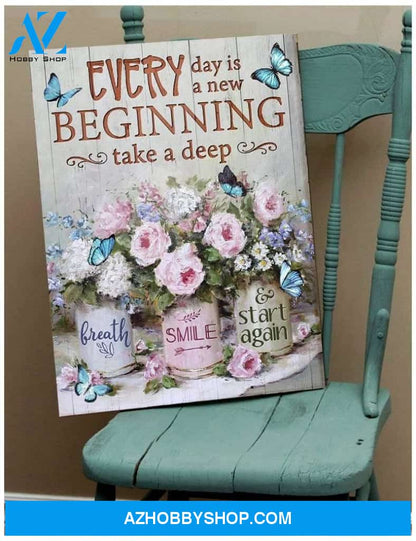 Every Day Butterfly Wall Art Canvas