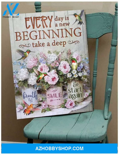 Every Day Hummingbird Wall Art Canvas