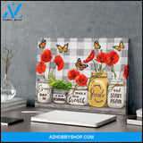 Every Day Is A New Beginning Butterfly Canvas Wall Art Decor