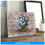 Every Moment Hummingbird Canvas Wall Art Decor