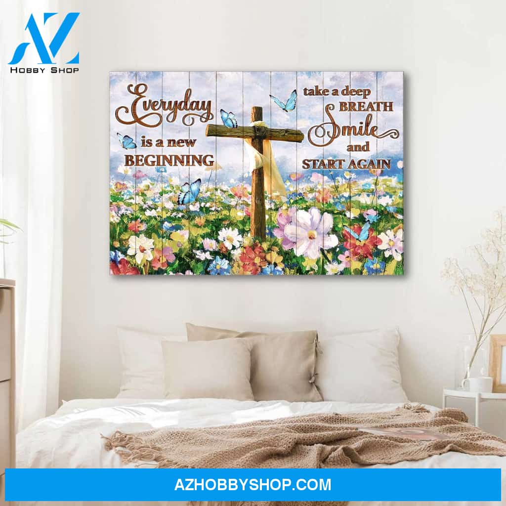 Everyday is a new beginning - Premium canvas
