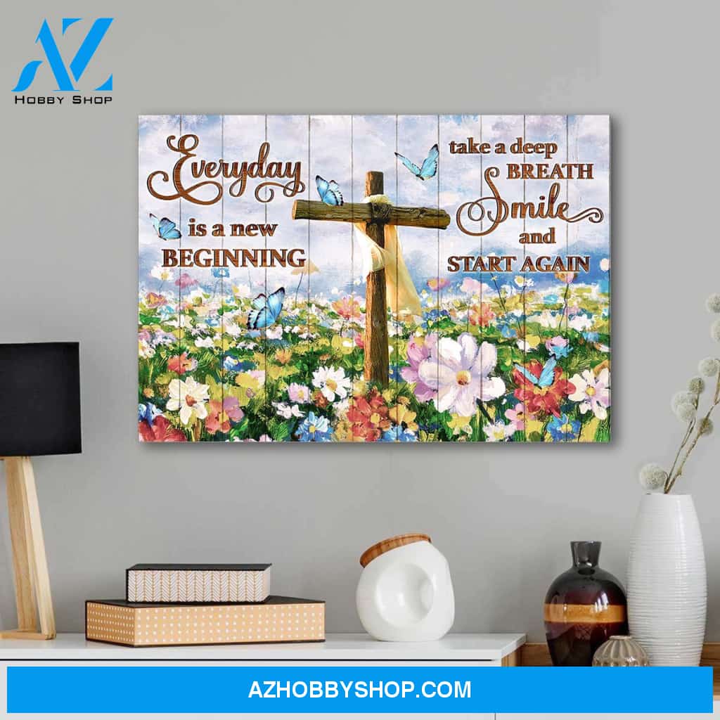 Everyday is a new beginning - Premium canvas