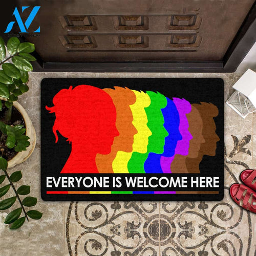 Everyone Is Welcome Here Doormat Welcome Mat House Warming Gift Home Decor Funny Doormat Gift Idea