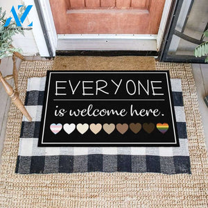 Everyone Is Welcome Here Doormat, BLM LGBT Doormat, Kindness Doormat, Love is Love, Equality Doormat, Human Rights Doormat, LGBT Home Decor
