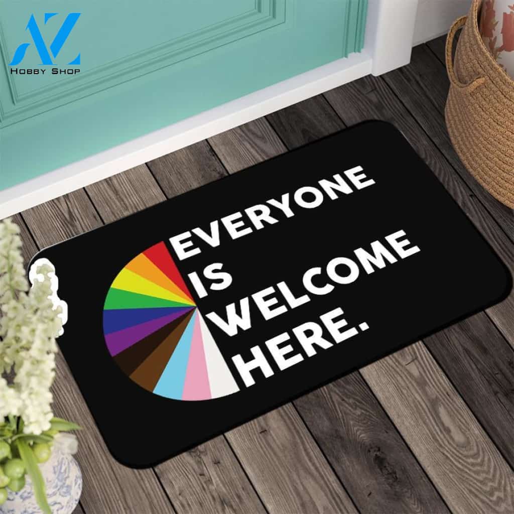 Everyone Is Welcome Here Doormat | Welcome Mat | House Warming Gift