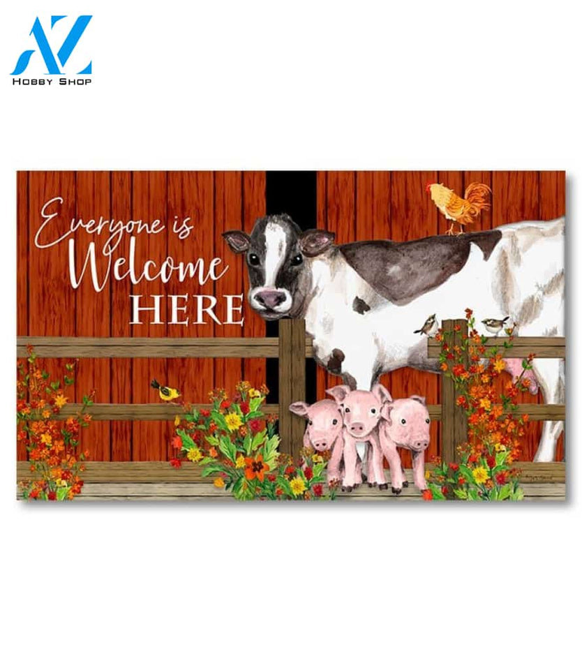 Everyone Welcome Farm Doormat - 18" x 30"