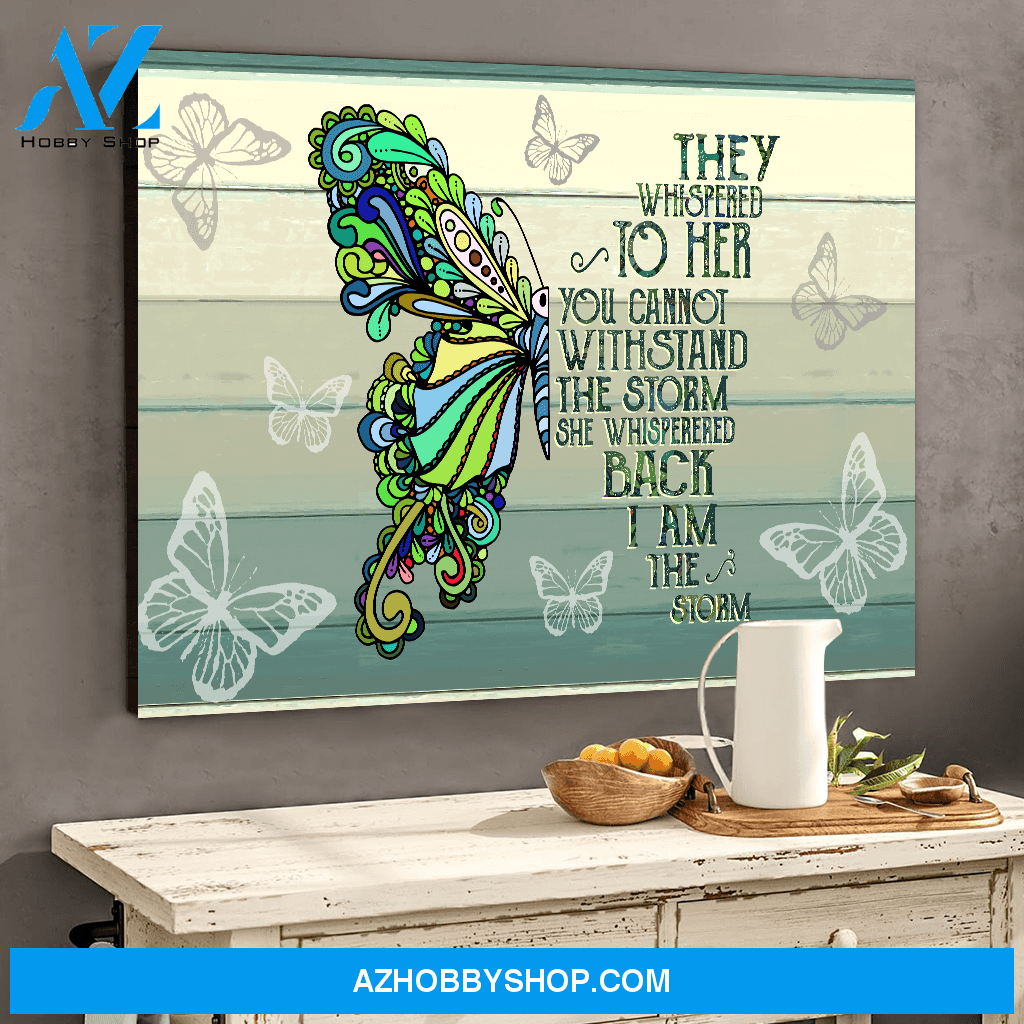 Eviral Store Hippie Dragonfly They Whispered To Her Wall Art 2 Canvas Poster 2010