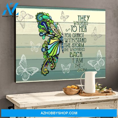 Eviral Store Hippie Dragonfly They Whispered To Her Wall Art 2 Canvas Poster 2010