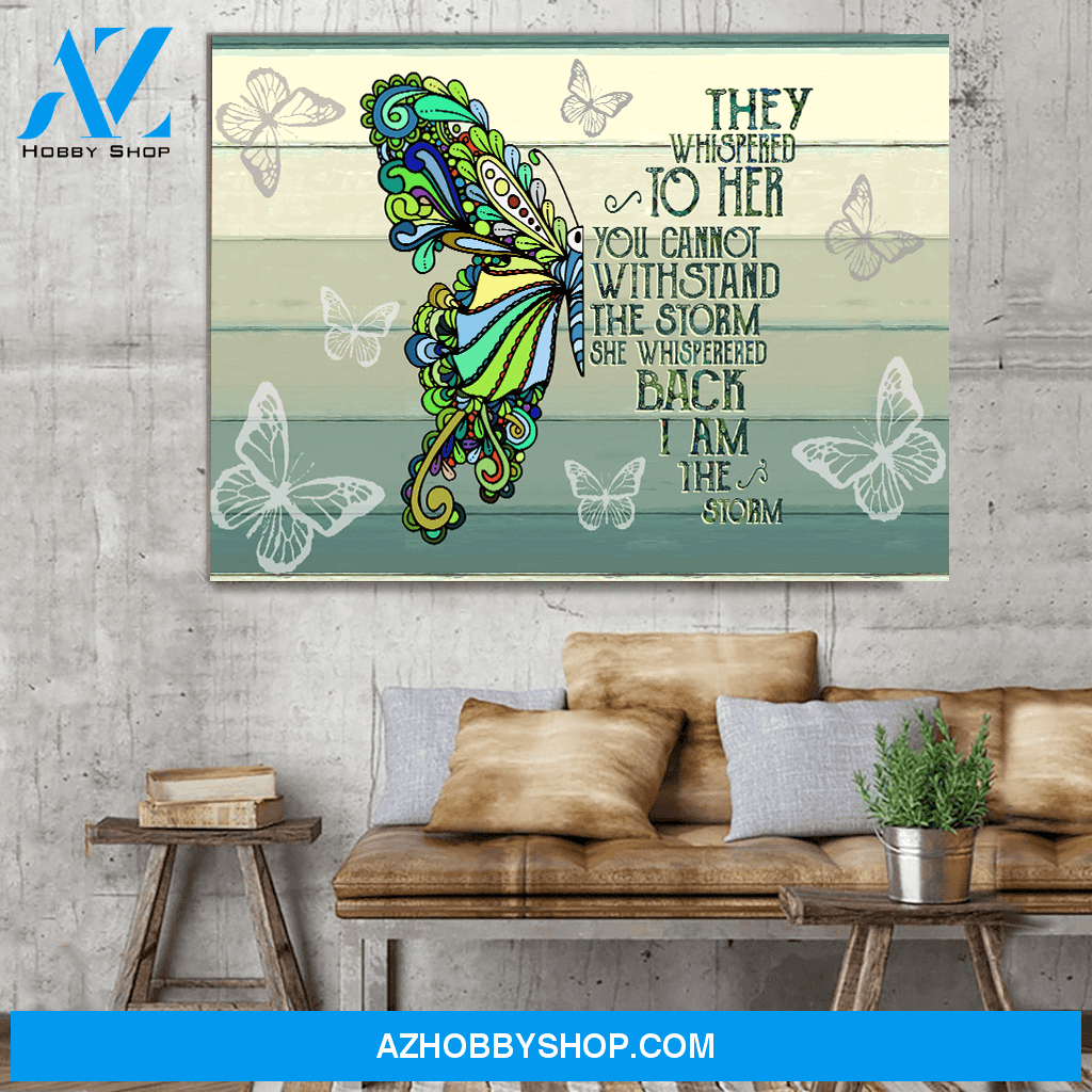 Eviral Store Hippie Dragonfly They Whispered To Her Wall Art 2 Canvas Poster 2010
