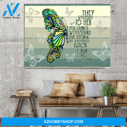 Eviral Store Hippie Dragonfly They Whispered To Her Wall Art 2 Canvas Poster 2010