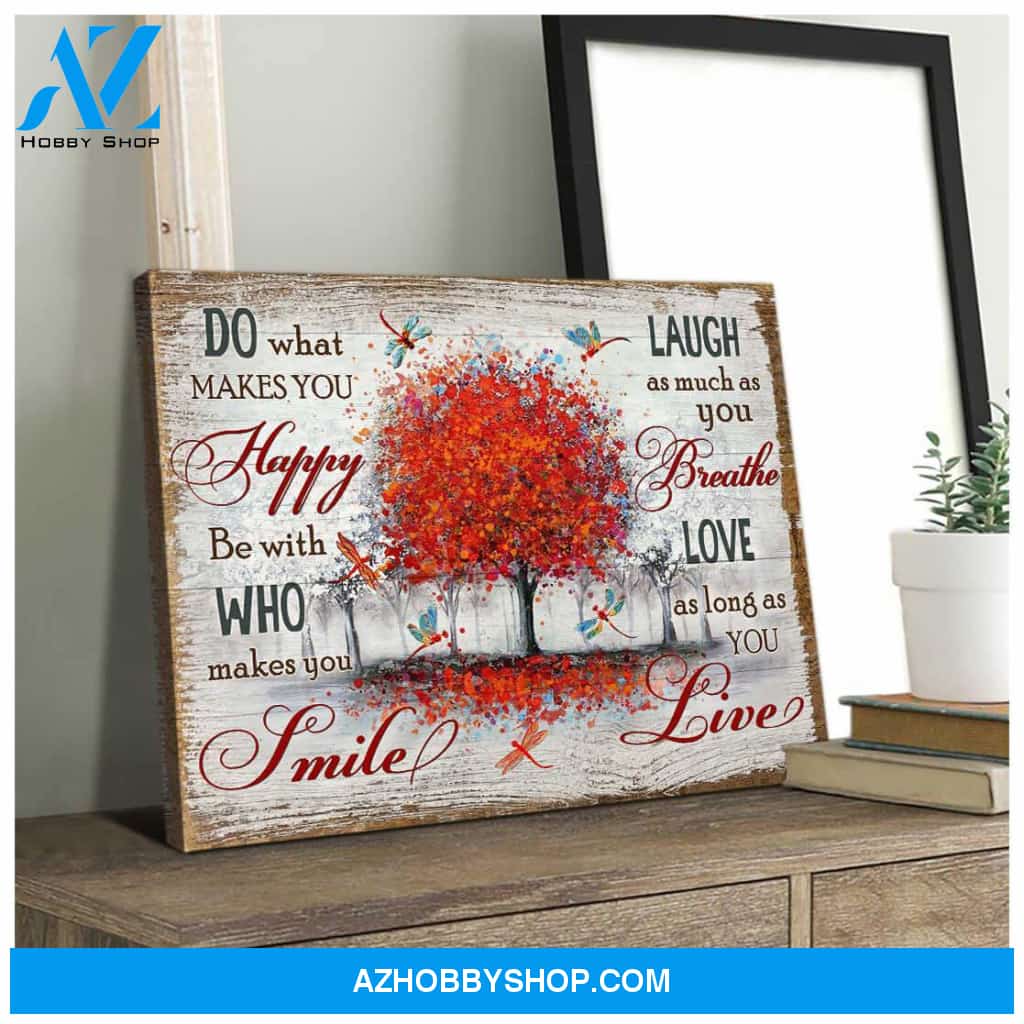 Eviral Store Love As Long As You Live Dragonfly Canvas Wall Art – Dreagonfly Canvas Print Wall Art