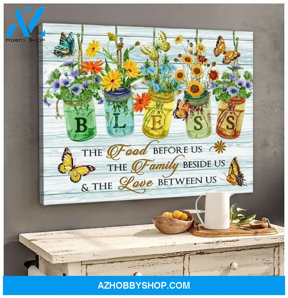 Eviral Stores Canvas – Butterfly- Bless Canvas Poster 2611