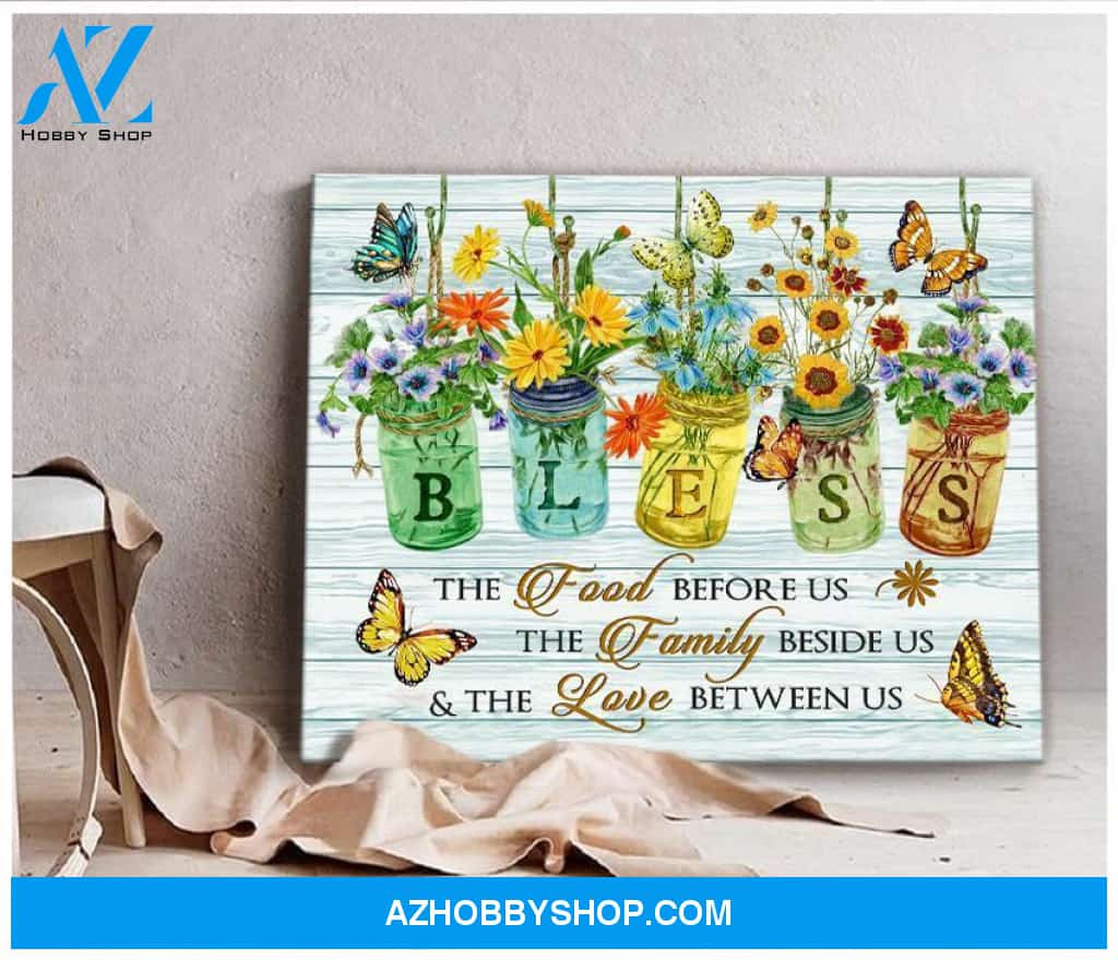 Eviral Stores Canvas – Butterfly- Bless Canvas Poster 2611