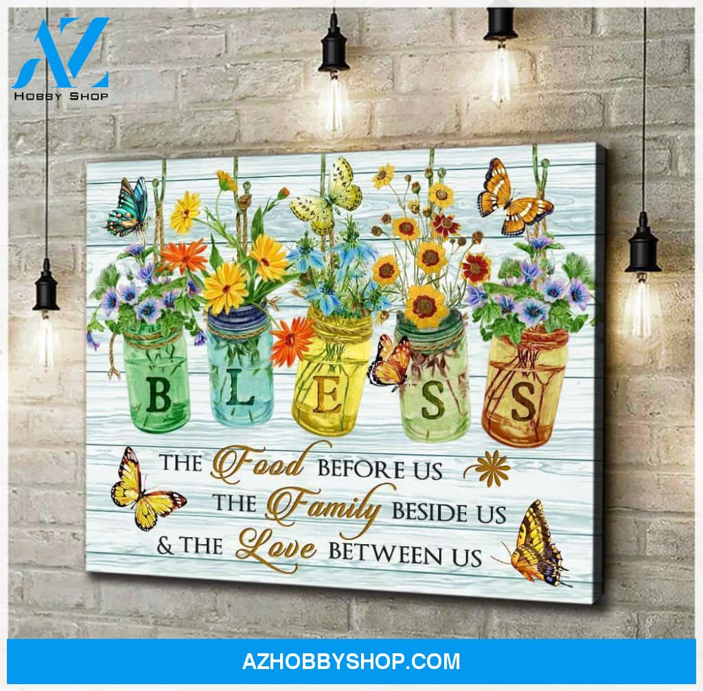 Eviral Stores Canvas – Butterfly- Bless Canvas Poster 2611