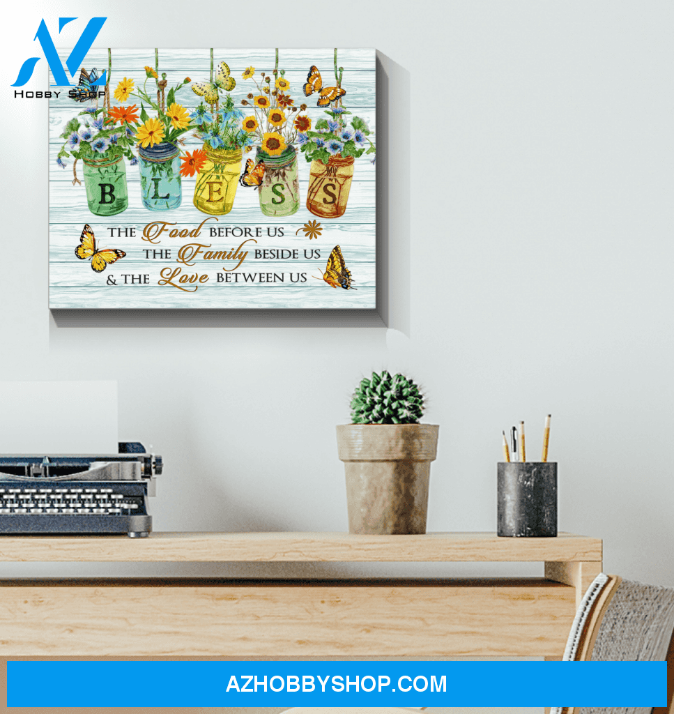 Eviral Stores Canvas – Butterfly- Bless Canvas Poster 2611