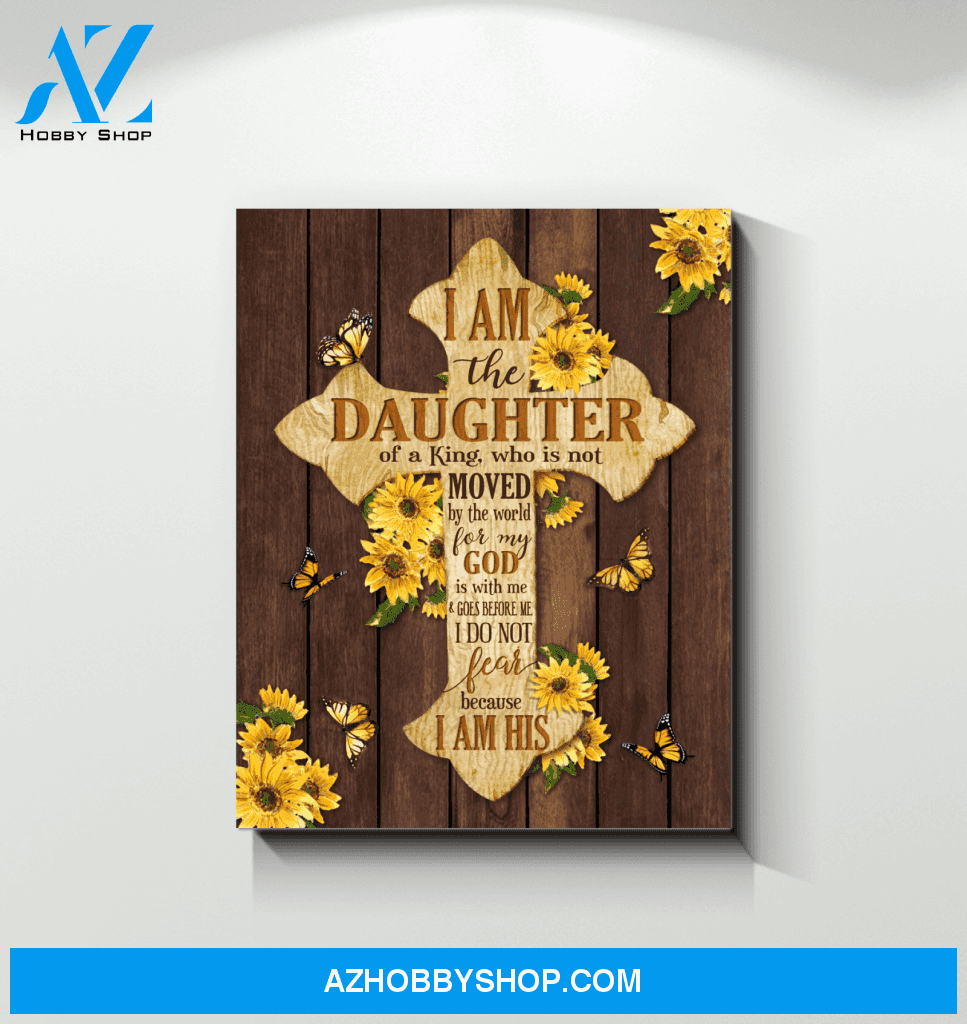 Eviral Stores Canvas – Butterfly- Daughter Of A King Canvas Poster 2611