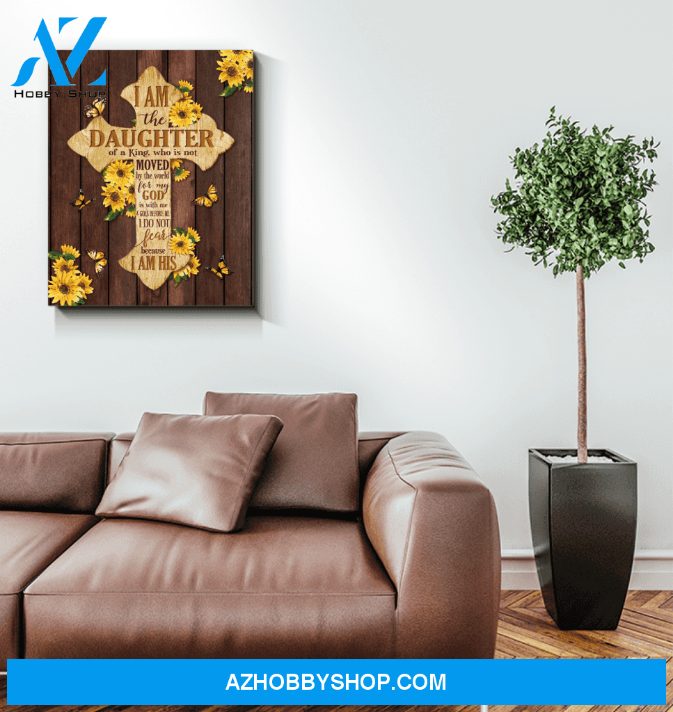 Eviral Stores Canvas – Butterfly- Daughter Of A King Canvas Poster 2611
