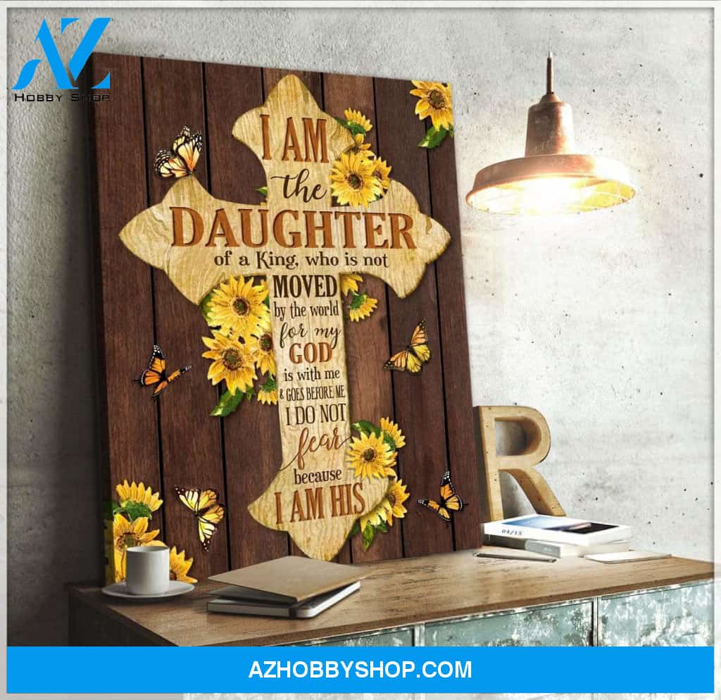 Eviral Stores Canvas – Butterfly- Daughter Of A King Canvas Poster 2611