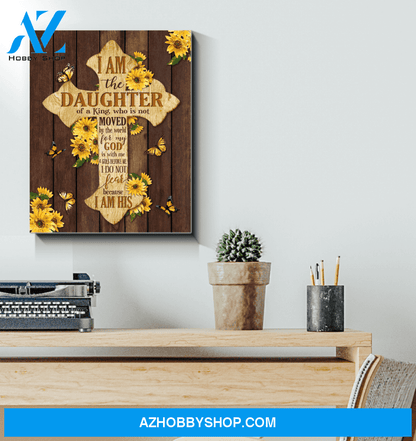Eviral Stores Canvas – Butterfly- Daughter Of A King Canvas Poster 2611