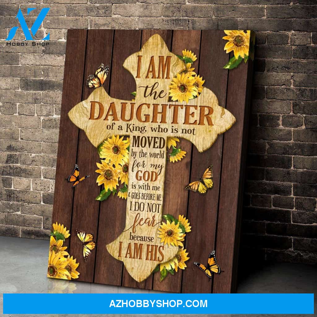 Eviral Stores Canvas – Butterfly- Daughter Of A King Canvas Poster 2611