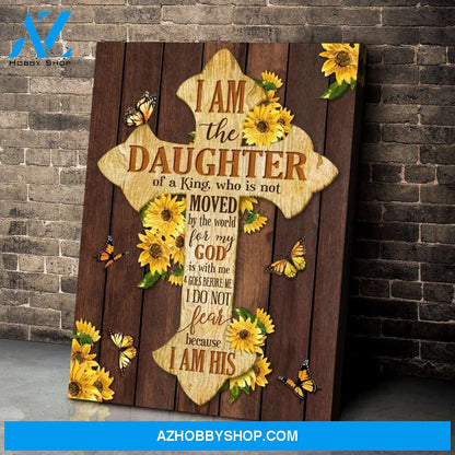 Eviral Stores Canvas – Butterfly- Daughter Of A King Canvas Poster 2611