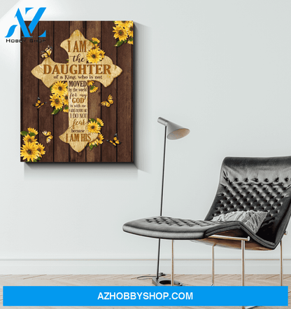Eviral Stores Canvas – Butterfly- Daughter Of A King Canvas Poster 2611