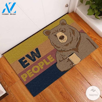 Ew People Bear Doormat