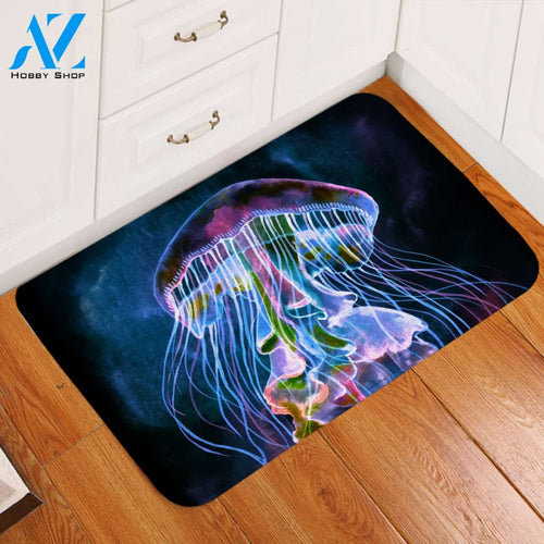 Exotic Jellyfish Door Mat