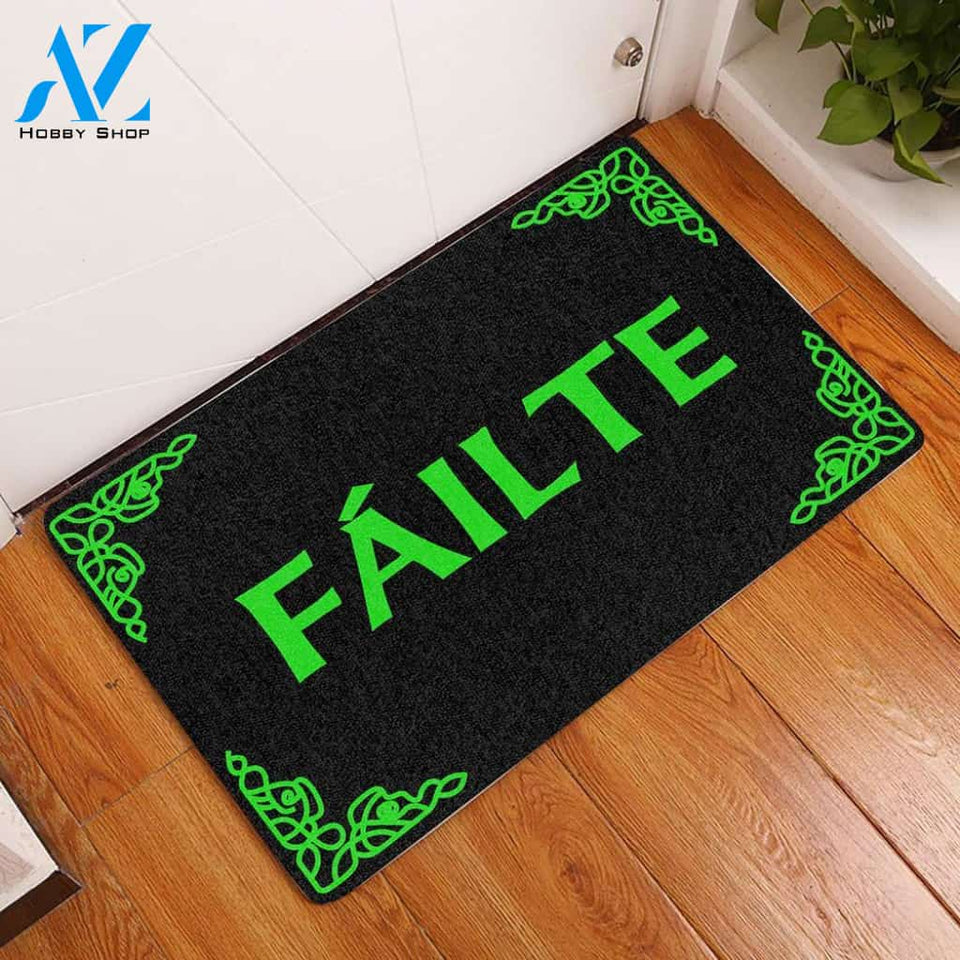 F ilte Welcome In Irish Doormat | Welcome Mat | House Warming Gift | St. Patrick's Day Doormat