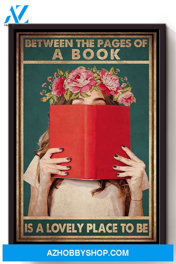 F Lower Head Book Girls Canvas And Poster, Wall Decor Visual Art