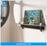 Zalooo Faith Hope Love Butterfly Wall Art Canvas