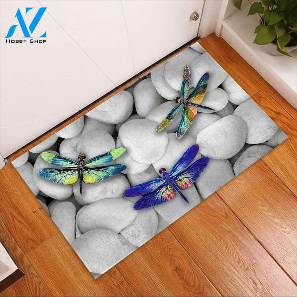Faith Hope Love - Dragonfly Doormat