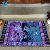 Faith Hope Love - Suicide Prevention Doormat