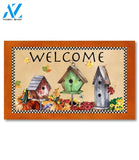 Fall Bird Houses Doormat - 18" x 30"