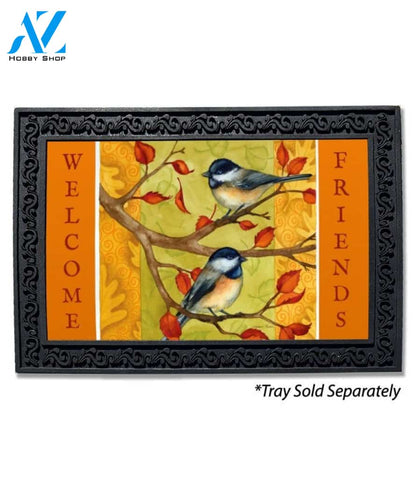 Fall Chickadees Doormat - 18" x 30"