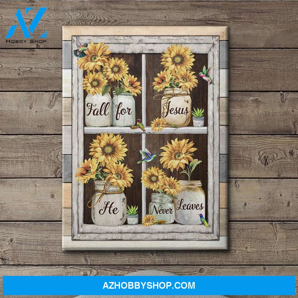 Fall For Jesus 2 - Premium Matte Canvas